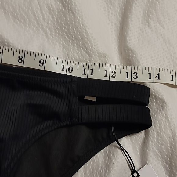 NWT CHEEKY OPEN SIDE RIBBED BIKINI BOTTOM SIZE SMALL - Picture 7 of 8
